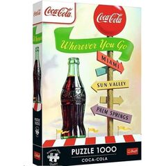 Puzzle 1000 Coca-Cola:Gdziekolwiek zmierzasz TREFL