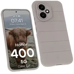 Pancerne etui Bizon Case Tur do Honor 400 5G jasnoszare