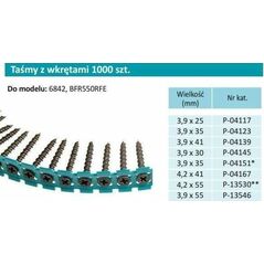 Makita MAKITA TAŚMA Z WKRĘTAMI 3,9x25mm MF-30913