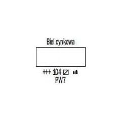 Artequipment Farba akrylowa TALENS AMSTERDAM 120ml 104 - ZINC WHITE uniw