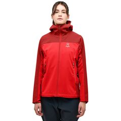 Γυναικείο αδιάβροχο μπουφάν Haglofs Koyal Proof Jacket - κόκκινο/διάβρωση