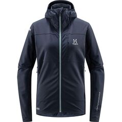 Γυναικείο softshell μπουφάν Haglofs L.I.M Hybrid Softshell Jacket - t.blue/f.blue