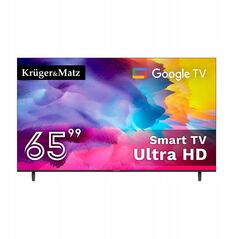 Telewizor Kruger&amp|Matz 65&quot| UHD Google TV 5.0  DVB-T2/T/C  H.265  HEVC
