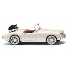 Wiking 081805 H0 Personbil model MG A Roadster, perlehvid