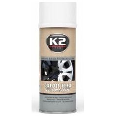 K2 K2-COLOR FLEX GUMA BIALY 400ML DO FELG