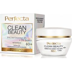 Perfecta Clean Beauty 40+ Wygładzający krem na dzień i na noc 50ml