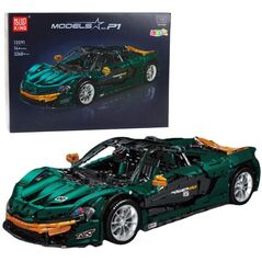 Klocki Konstrukcyjne Samochód Sportowy Zielony 1:8 P1 3268el LEAN Toys