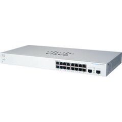 Cisco switch CBS220-16T-2G, 16xGbE RJ45, 2xSFP (CBS22016T2GEURF)- produkt REFRESH