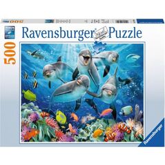 Ravensburger 500 EL. Delfiny - 147106
