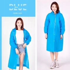 ΑΔΙΑΒΡΟΧΟ ΠΑΛΤΟ (ONE SIZE) BLUE / NIEBIESKI