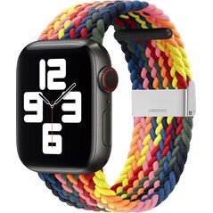 Hurtel Strap Fabric opaska do Watch 6 / 5 / 4 / 3 / 2 (40mm / 38mm) pleciony materiałowy pasek bransoletka do zegarka wielokolorowy (1)