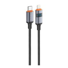 Καλώδιο Σύνδεσης USB 2.0 Foneng X116 Power Display Aluminum Alloy Braided USB C σε Lightning PD 27W 1.2m Μαύρο 6970462510734 6970462510734 έως και 12 άτοκες δόσεις