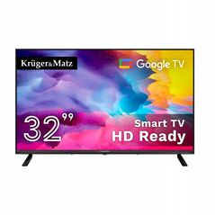 Telewizor Kruger&amp|Matz 32&quot| HD Google TV 5.0, DVB-T2/S2/T/C H.265 HEVC