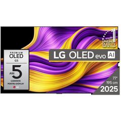 LG OLED evo AI OLED77G51LW Telewizor 195,6 cm (77") 4K Ultra HD Smart TV Wi-Fi Czarny