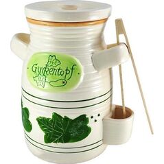 Alpenburg SŁÓJ CERAMICZNY DO OGÓRKÓW 2L+ SZCZYPCE