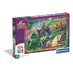 CLE puzzle 104 SuperKolor UnicornAcademy 25093