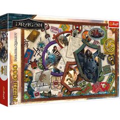 Trefl Puzzle Jak wytresować Smoka, Bohaterowie 1000 elementów (10959)