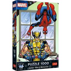 Trefl Puzzle Premium Plus Quality Marvel Spider-Man & Wolverine: Święta 1000 elementów (12088)