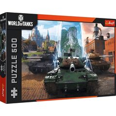 Trefl Puzzle World of Tanks: Czas na akcję! 500 elementów (37535)