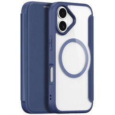 Etui Dux Ducis Skin X Pro na iPhone 17 z portfelem, kompatybilne z MagSafe – niebieskie