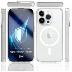 Etui Armor MagCase do iPhone 14 Pro Max przezroczysty