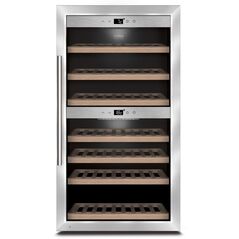 Caso | Wine cooler | WineComfort 660 Smart | Energy efficiency class G | Free standing | Height 103.5 cm | Total net capacity 178 L | Ekranas | Juodas