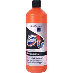 Domestos Domestos Professional Żel Do Udrożniania rur 1l