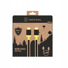 Tactical kabel HDMI 2,1, 8K, délka 2,1 m, černo-žlutá