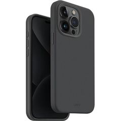Uniq UNIQ etui Lino Hue iPhone 15 Pro 6.1" Magclick Charging szary/charcoal grey