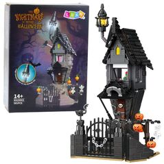 Klocki Konstrukcyjne Dom Strachu Halloween Wieża 581 el.