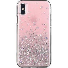 Wozinsky Wozinsky Star Glitter błyszczące etui pokrowiec z brokatem Samsung Galaxy A42 5G różowy