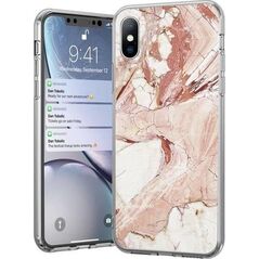 Wozinsky Wozinsky Marble żelowe etui pokrowiec marmur Samsung Galaxy M51 różowy