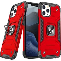 Wozinsky Wozinsky Ring Armor etui iPhone 14 Pro Max pancerny pokrowiec uchwyt magnetyczny ring czerwone