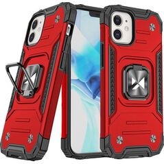 Wozinsky Wozinsky Ring Armor etui iPhone 14 Plus pancerny pokrowiec uchwyt magnetyczny ring czerwone