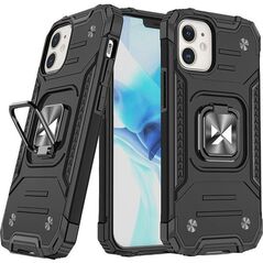 Wozinsky Wozinsky Ring Armor etui iPhone 14 Plus pancerny hybrydowy pokrowiec + magnetyczny uchwyt czarny
