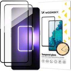 Wozinsky Wozinsky Full Glue Tempered Glass 2x szkło hartowane do Realme GT Neo 5 / Realme GT3 9H na cały ekran z czarną ramką