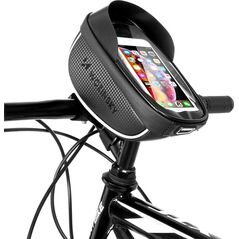 Wozinsky Wozinsky Torba rowerowa na kierownicę pokrowiec na telefon 1L czarny (WBB16BK) () - 63967-uniw