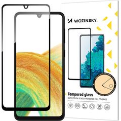 Wozinsky Wozinsky Full Glue Tempered Glass szkło hartowane do Samsung Galaxy A34 5G 9H na cały ekran z czarną ramką