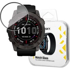 Wozinsky Wozinsky Watch Glass hybrydowe szkło do Garmin Fenix 7X czarny