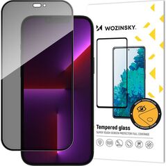 Wozinsky Szkło prywatyzujące z filtrem Anti Spy do iPhone 15 Pro Wozinsky Privacy Glass - czarne