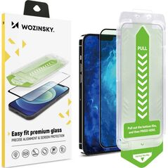 Wozinsky Szkło hartowane 9H z ramką montażową do iPhone 13 Pro Max Wozinsky Premium Glass - czarne