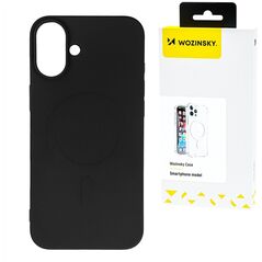 Silikonowe magnetyczne etui Wozinsky Silicone Case Magsafe na Samsung Galaxy S25+ - czarne