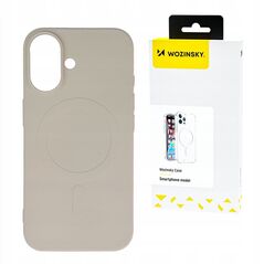 Etui Liquid Silicone Case MagSafe na Samsung Galaxy S25 Ultra - beżowe