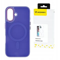 Etui Wozinsky Fashion Case MagSafe na Samsung Galaxy S25 Ultra - fioletowe