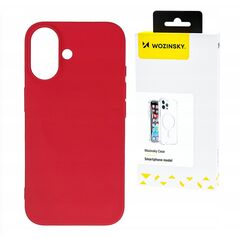 Silikonowe etui Wozinsky Silicone Case na Samsung Galaxy S25+ - czerwone