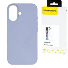 Etui Wozinsky Liquid Silicone Case MagSafe na Samsung Galaxy S24 FE - fioletowe