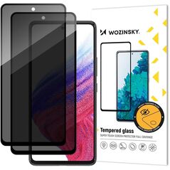 Szkło hartowane Wozinsky Privacy Glass prywatyzujące na Xiaomi Redmi Note 14S, 2-pak