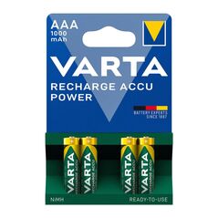 Μπαταρία Επαναφορτιζόμενη Varta AAA 1000mAh NiMH 1.2V Ready2Use Plastic Free (4 τεμ.) 4008496594375 4008496594375 έως και 12 άτοκες δόσεις
