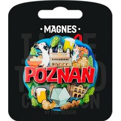 Pan Dragon Magnes Poznań kolaż - i love poland C