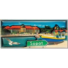 Pan Dragon Magnes I love Poland Sopot ILP-MAG-C-SOP-01